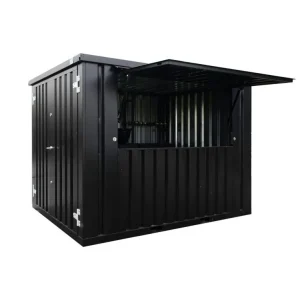 Flat Pack Container 3×2 Xl Meters Black Ral 9005