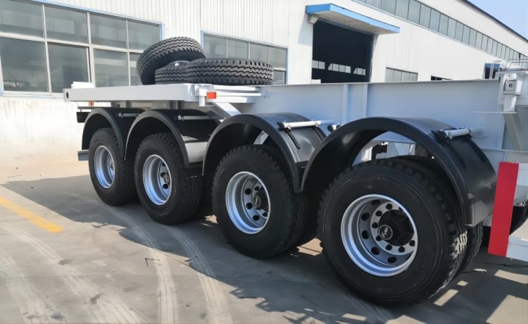 40ft 4 Axel Skeletal Semi Container Trailer - Image 2