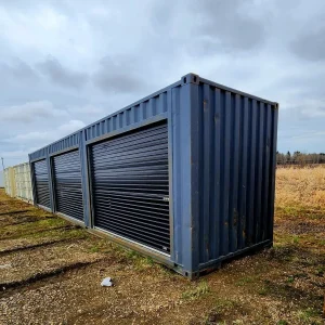 40ft Container with 3 Side Roll-Up Doors